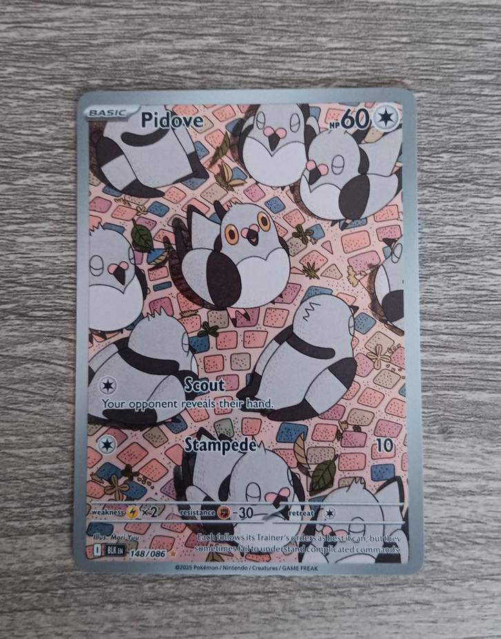 Pidove Black Bolt, Hobby en Vrije tijd, Verzamelkaartspellen | Pokémon, Zo goed als nieuw, Ophalen of Verzenden