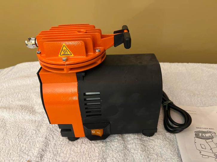 Mini Compressor voor Airbrush - Werther Mac, Doe-het-zelf en Verbouw, Compressors, Gebruikt, Minder dan 6 bar, Minder dan 25 liter