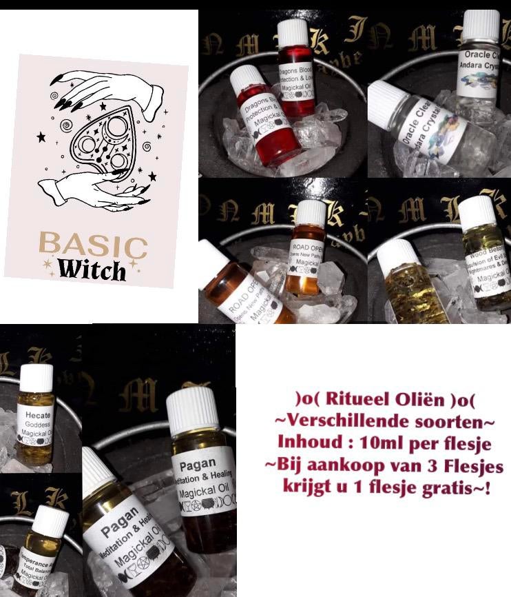 Verschillende Ritueel Oliën Wicca,Reiki,Gothic.,, Ophalen of Verzenden