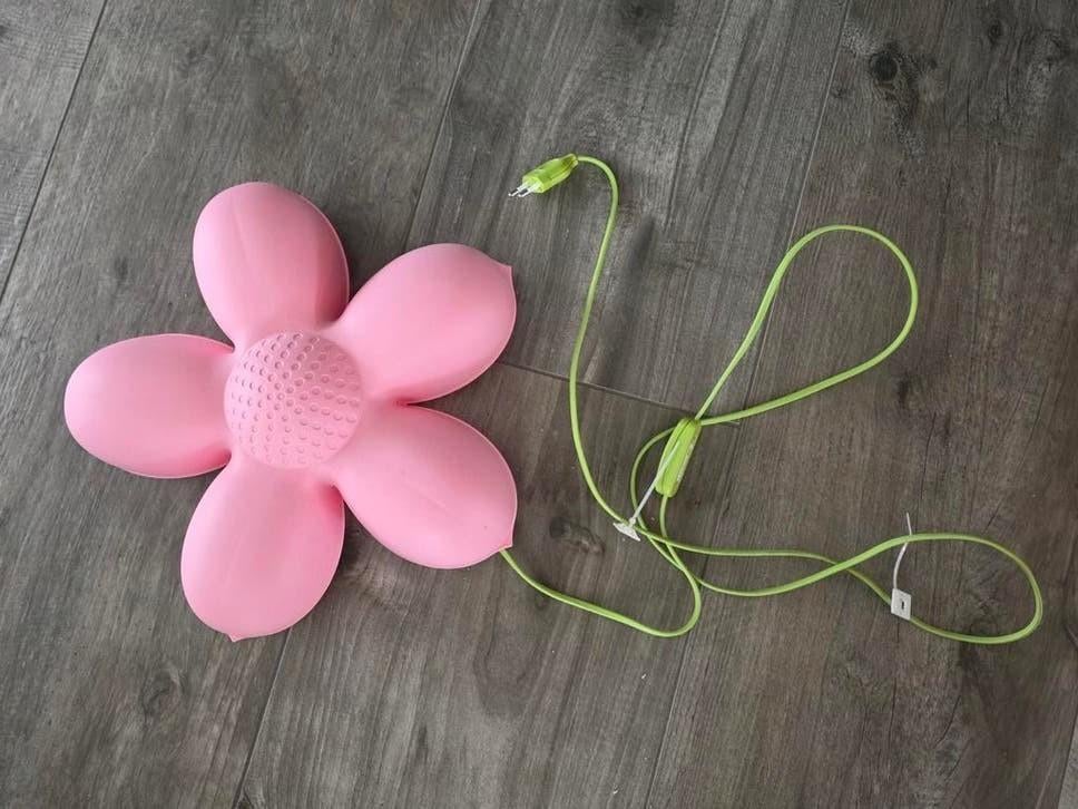 IKEA Bloemenlamp Roze - Decoratieve Verlichting, Ophalen of Verzenden, Gebruikt, Speels, Modern, Kinderkamer