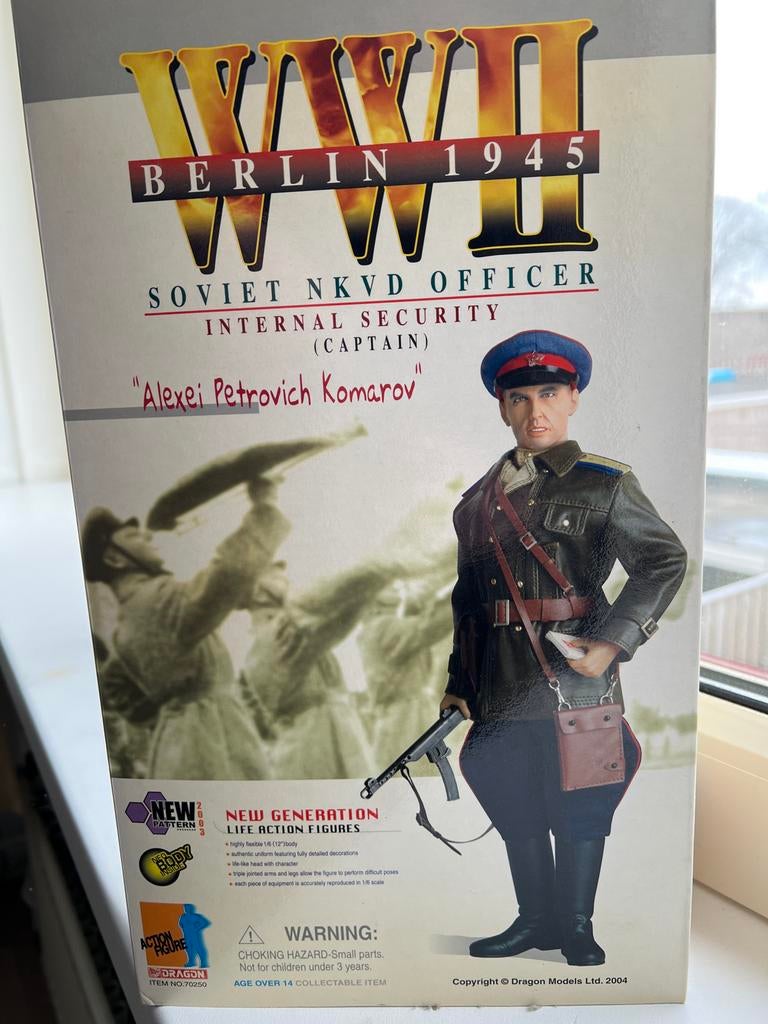 WWII Sovjet NKVD Officier Actiefiguur - Alexi Komarov, Ophalen of Verzenden, Nieuw