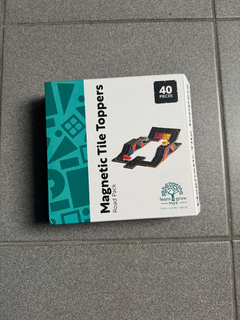 Magnetic tile toppers, Kinderen en Baby's, Speelgoed | Bouwstenen, Ophalen, Zo goed als nieuw