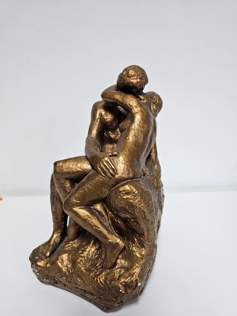 Beeld kus van Rodin voor €40,-, Ophalen, Gebruikt, Mens
