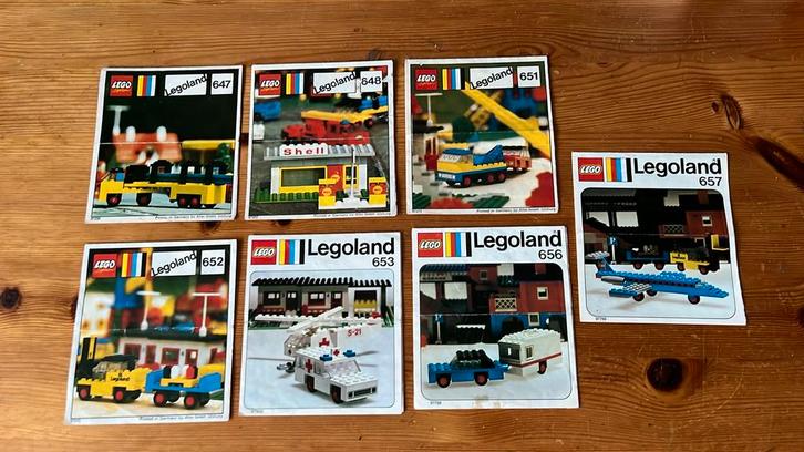 Oude LEGO bouwtekeningen uit de jaren ‘70, Kinderen en Baby's, Speelgoed | Duplo en Lego, Gebruikt, Lego, Ophalen of Verzenden