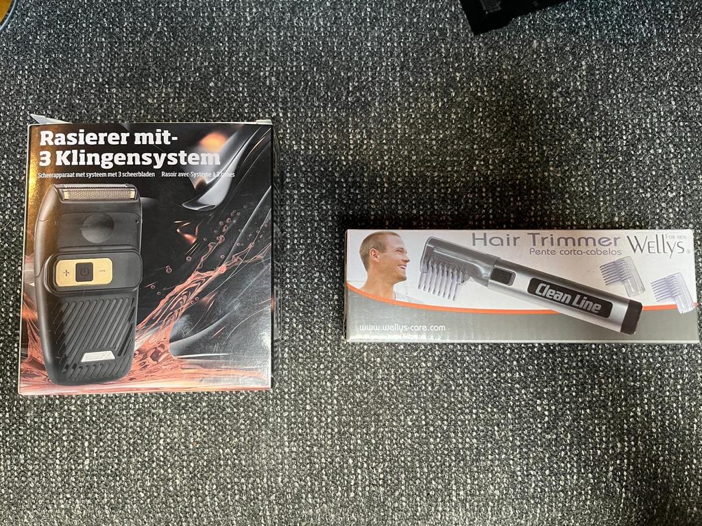 Scheerapparaat en trimmer set, Witgoed en Apparatuur, Ophalen of Verzenden, Nieuw, Scheren en Epileren