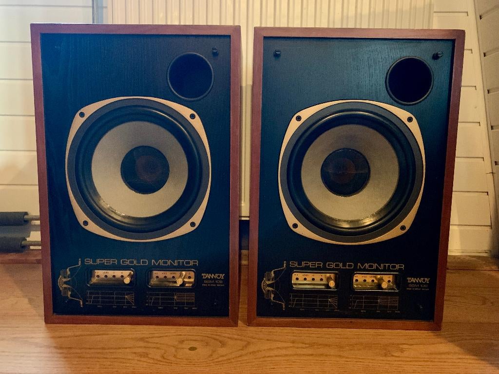 Tannoy SGM 10B Super Gold Monitors, Overige merken, Gebruikt, Ophalen of Verzenden, 120 watt of meer