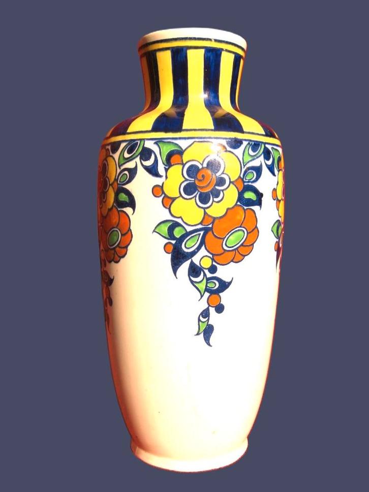 Charles Catteau D.1049 (1928) Boch Keramis., Antiek en Kunst, Antiek | Vazen, Ophalen