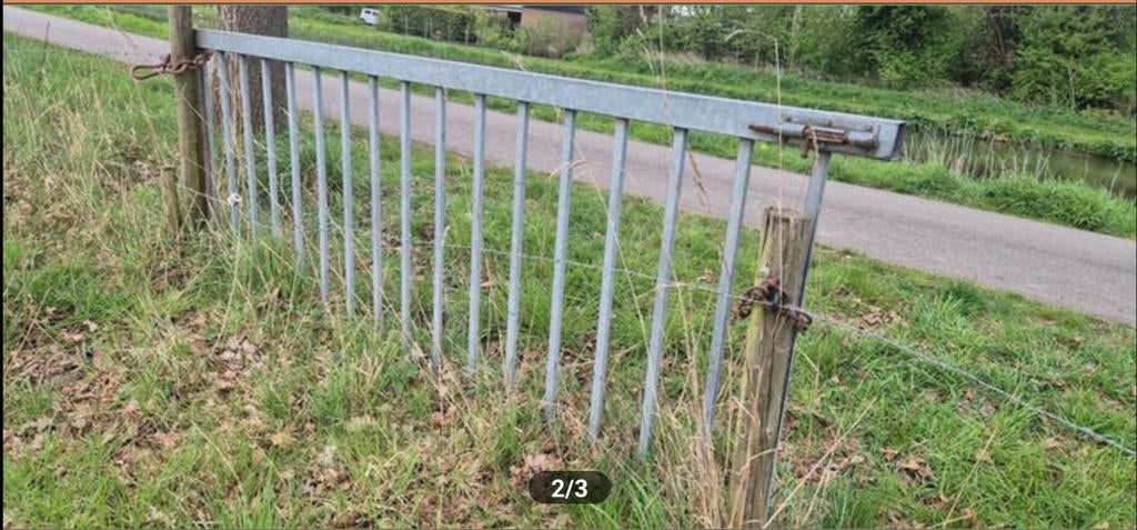 Stevig landhek / weidepoort