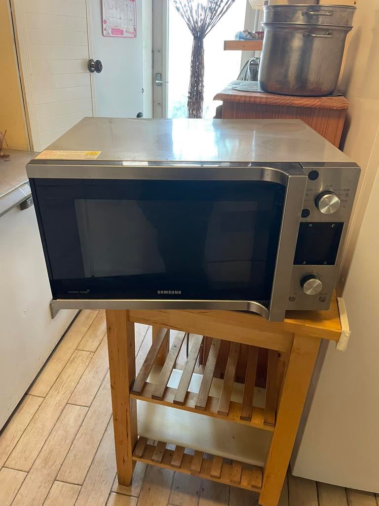 Samsung magnetron oven, Ophalen of Verzenden, Zo goed als nieuw, Minder dan 45 cm