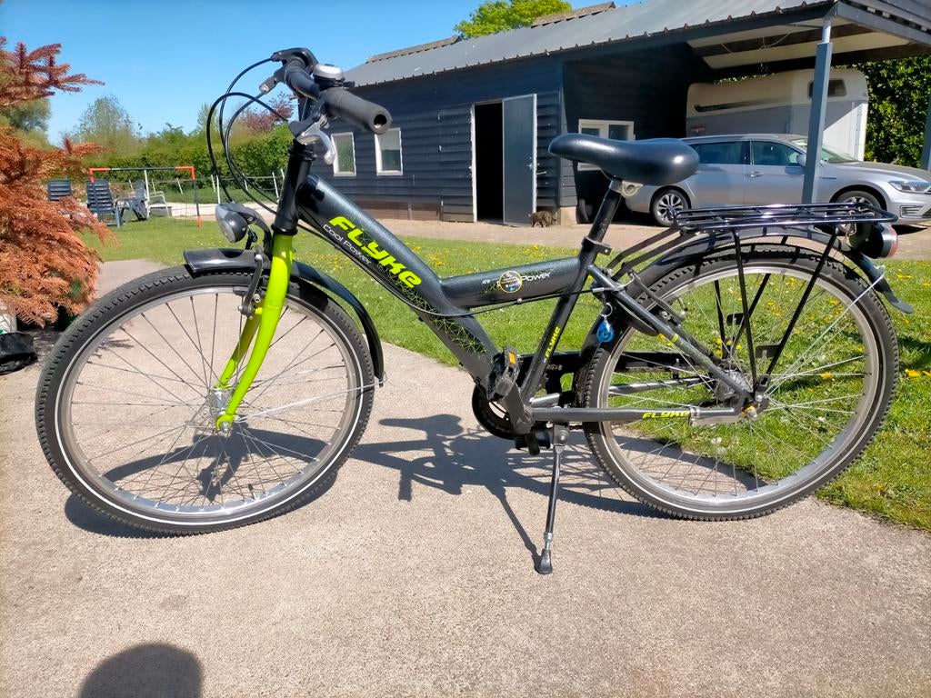 Kinderfiets 24 inch frame 37 cm, Fietsen en Brommers, Minder dan 30 km per accu, Gebruikt, Minder dan 47 cm, Ophalen