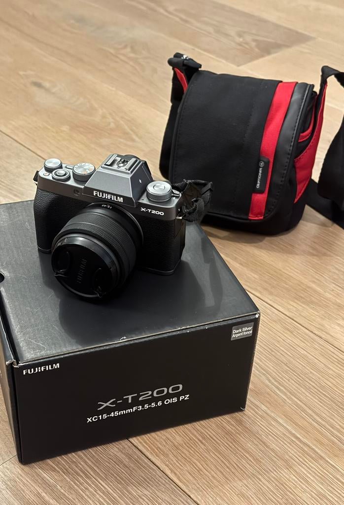 Fujifilm camera X-T200, compleet met tas, sd-kaart, en meer!, Ophalen of Verzenden, Nieuw, Fuji, Geen optische zoom