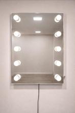 Professionelen Hollywood spiegel met instelbare verlichting, Ophalen, 100 tot 150 cm, Zo goed als nieuw, 75 tot 100 cm