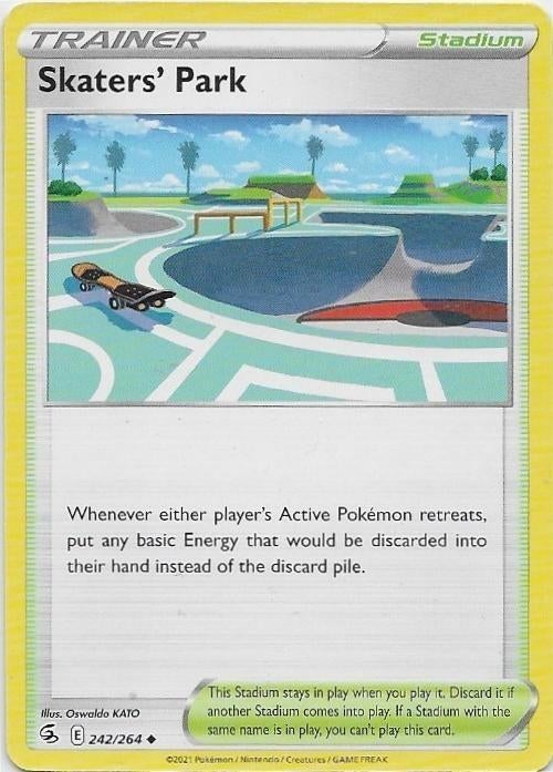 Fusion Strike,  Skaters'Park [uncommon] 242/264, Verzenden, Nieuw, Losse kaart