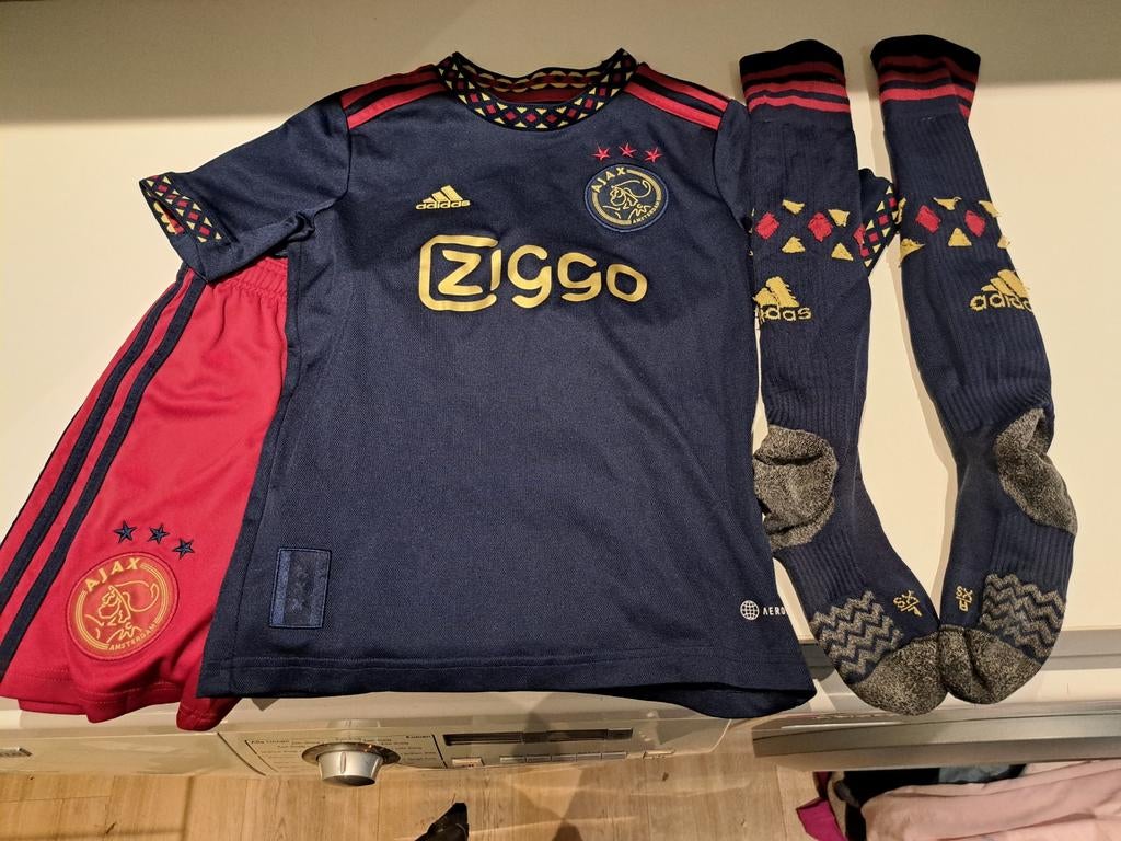 Origineel Ajax tenue maat 140, Maat XS of kleiner, Ophalen of Verzenden, Set