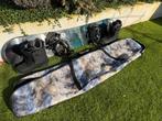 Snowboard set (K2 board, K2 bindingen, Burton boots, tas), Sport en Fitness, Snowboarden, Ophalen of Verzenden, Zo goed als nieuw