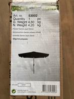 Parasol te koop.  Nieuw in doos, Tuin en Terras, Ophalen, Zo goed als nieuw, Minder dan 1 meter