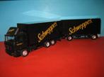 Schweppes  MAN  combiu  Herpa, Ophalen of Verzenden, Zo goed als nieuw, Bus of Vrachtwagen, Herpa