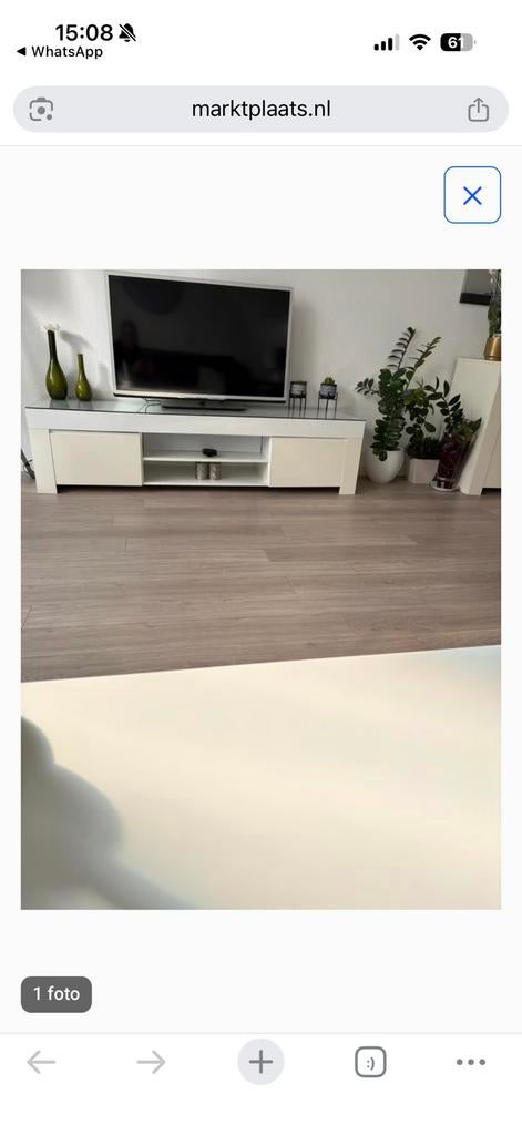 Hoogglans tvkast/meubel, Ophalen of Verzenden