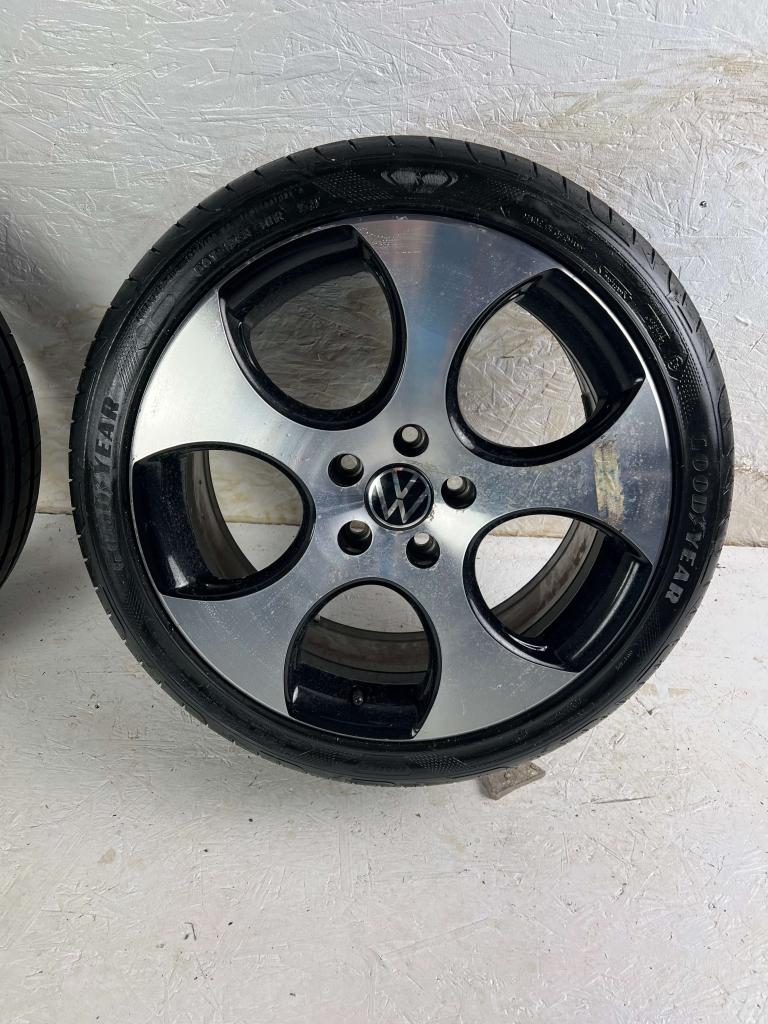 Originele Volkswagen Golf 6 Detroit velgen 18" 5x112 zomer, Auto-onderdelen, Banden en Velgen, Niet ingevuld, 18 inch, Gebruikt