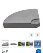 (twv €50) Betonnen parasoltegels zweefparasol parasolvoet, Tuin en Terras, Ophalen, Nieuw, Minder dan 1 meter, Parasolvoet