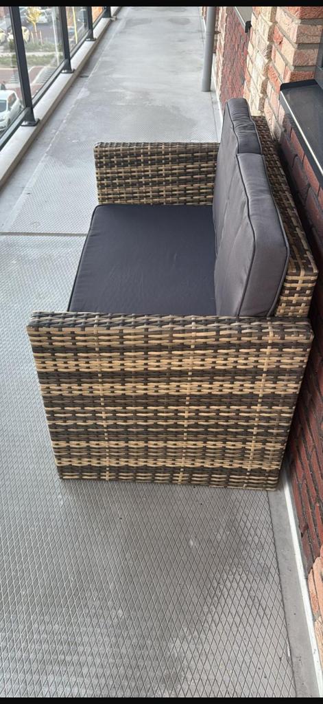 Balkon set, 2 zitplaatsen, Gebruikt, Ophalen of Verzenden, Loungeset