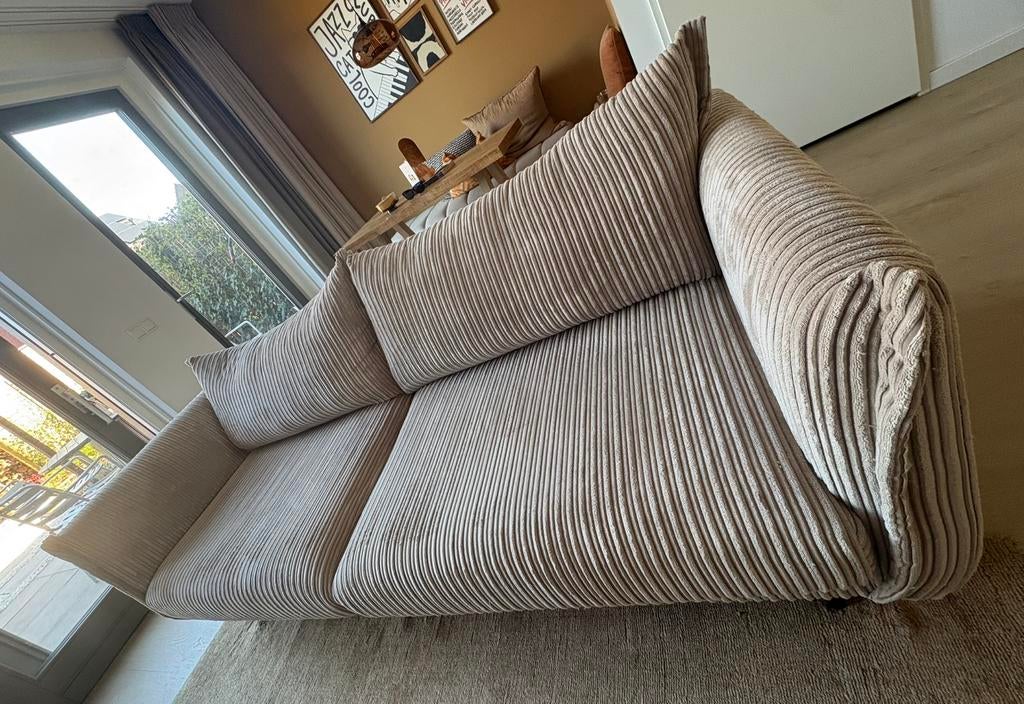 Ribbon 3 zits bank, Ophalen, Driepersoons, 75 tot 100 cm, Zo goed als nieuw