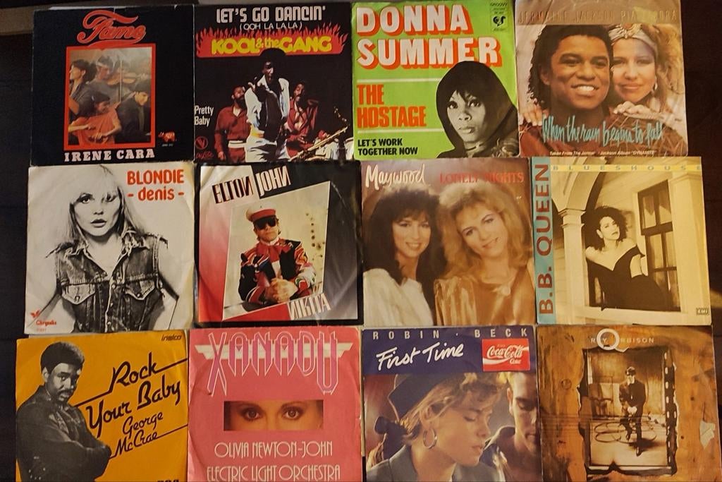 Partij singles jukebox 185 stuks, Ophalen of Verzenden, Gebruikt