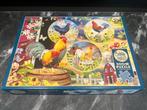 Cobble Hill puzzel 500 stukjes Roosters Magic, Ophalen of Verzenden, 500 t/m 1500 stukjes, Zo goed als nieuw