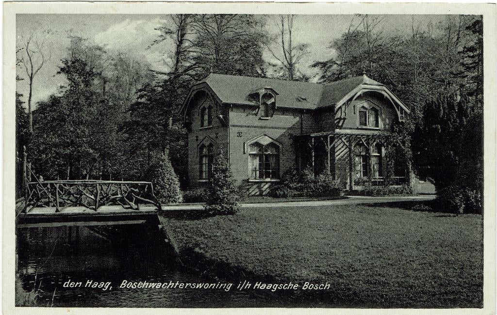Den Haag – Boschwachterswoning Haagsche Bosch., Ophalen of Verzenden, 1920 tot 1940, Gelopen, Zuid-Holland