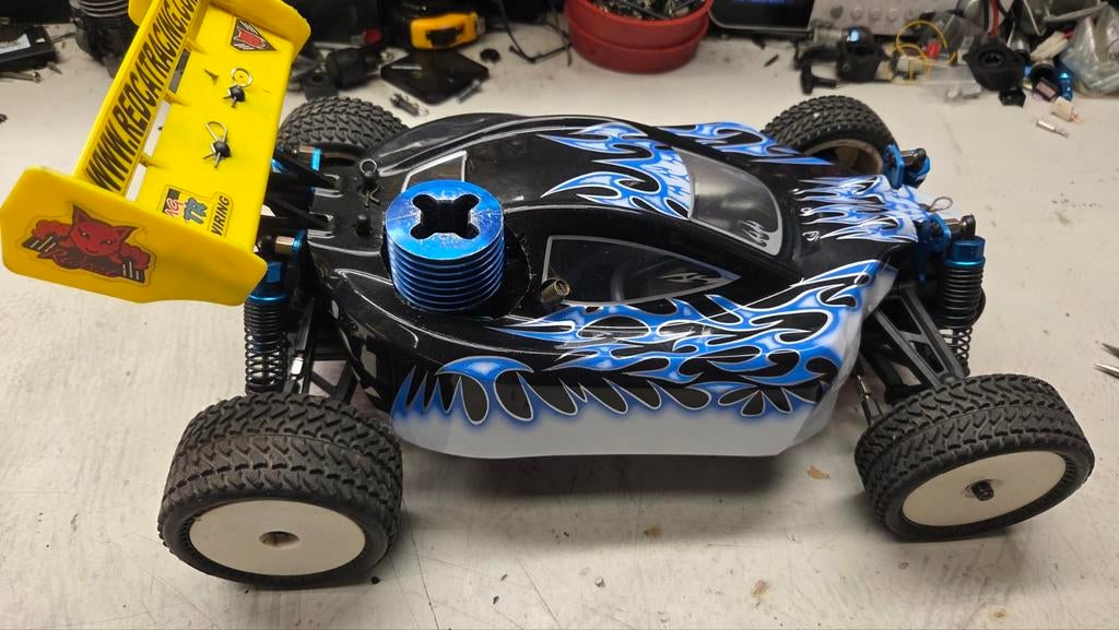 Te koop leuke hsp, Auto offroad, Ophalen of Verzenden, Zo goed als nieuw, Schaal 1:10