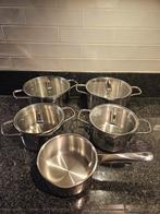 Kuhn Rikon pannenset, als nieuw!, Huis en Inrichting, Keuken | Potten en Pannen, Pannenset, Ophalen of Verzenden, Zo goed als nieuw