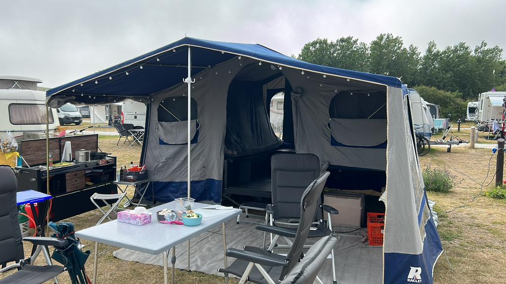 Raclet Jasmin vouwwagen, Ophalen, Blauw, Raclet, Aanwezig