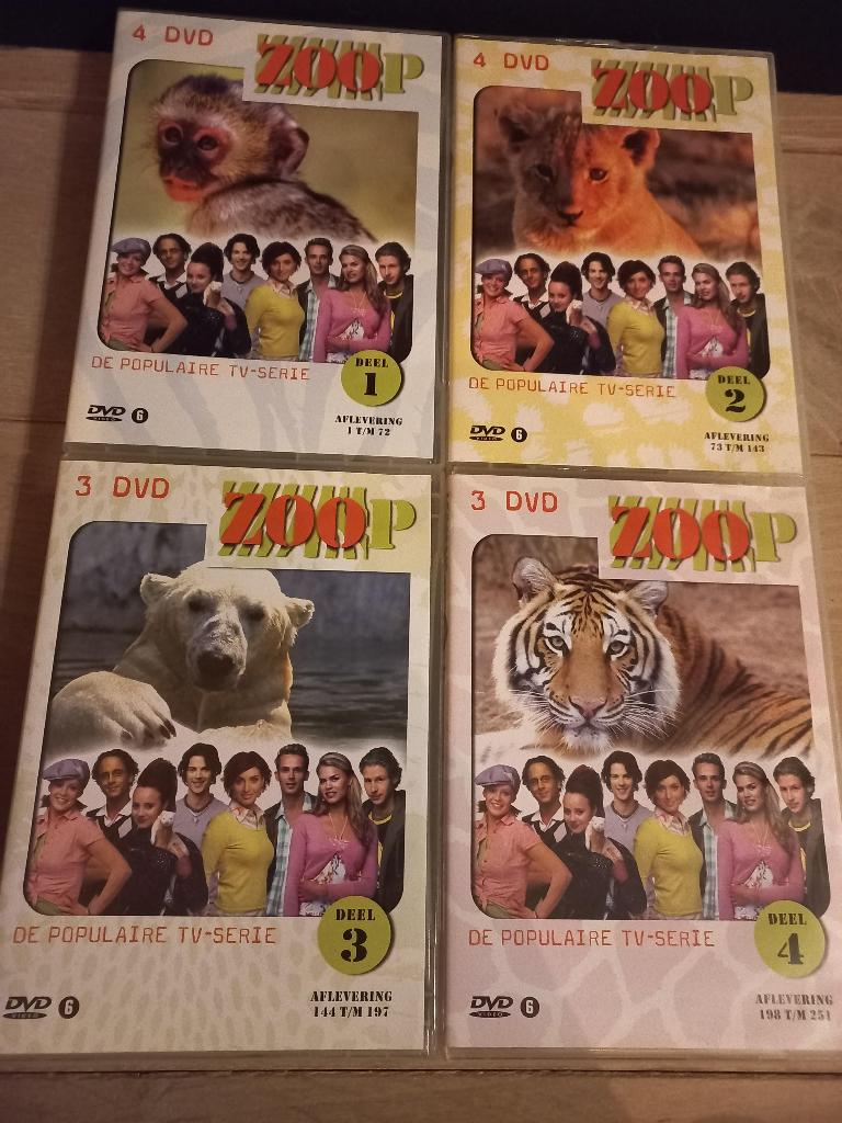 ZOOP - Box 1+2+3+4 (14xDVD SET) Nickelodeon TV-Serie, Cd's en Dvd's, Alle leeftijden, Boxset, Ophalen of Verzenden, Zo goed als nieuw