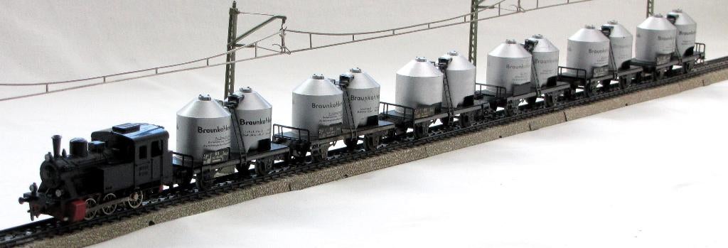 Compleet MÄRKLIN Koolstof treintje., Wisselstroom, Gebruikt, Locomotief, Ophalen of Verzenden