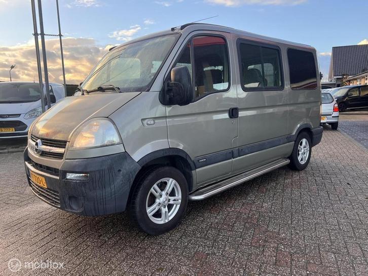 Opel Movano 2.5 CDTI L1H1 AUTOMAAT DC Invalide lift, Auto's, Bestelauto's, Bedrijf, Te koop, ABS, Airconditioning, Alarm, Radio