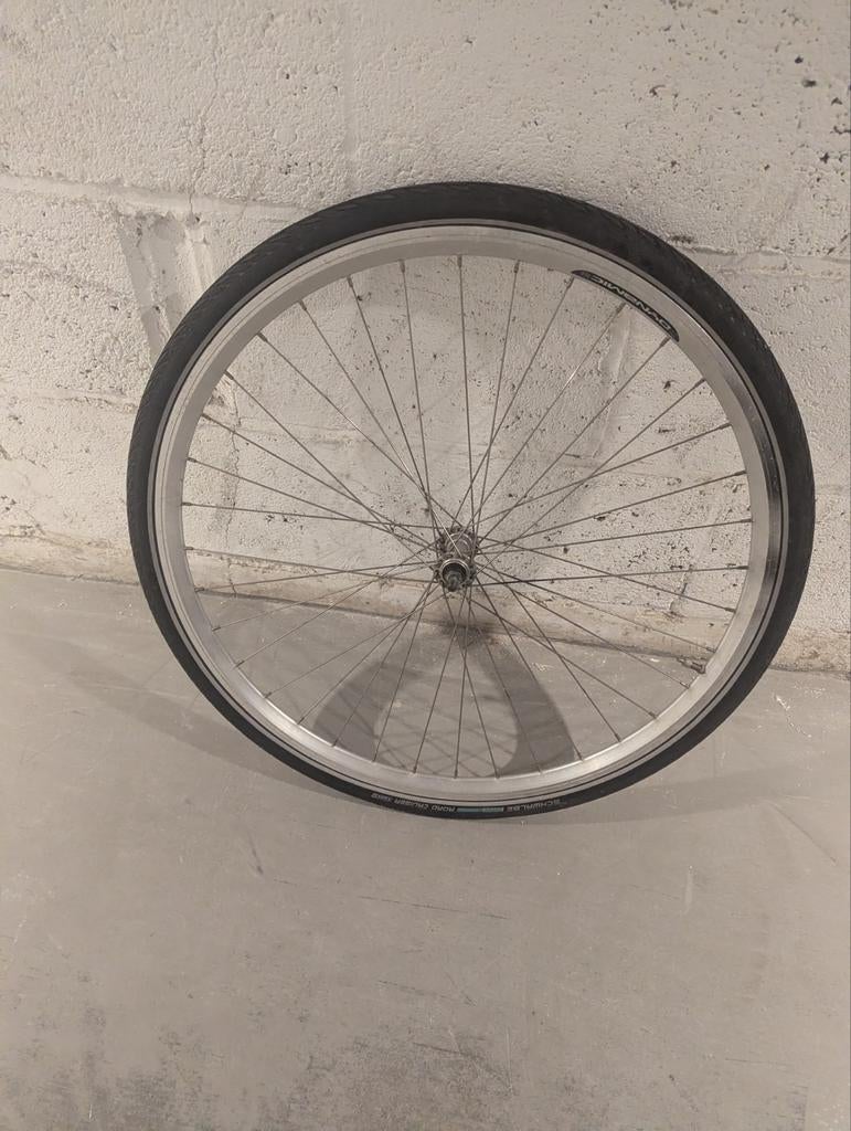 Voorwiel met band - Union naaf, Dynamic velg, Wiel, Gebruikt, Toerfiets, Ophalen of Verzenden