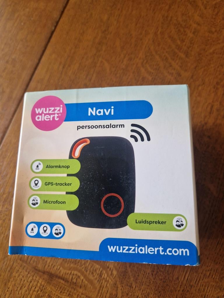 Wuzzi Alert Navi Persoonsalarm met GPS-tracker, Gebruikt, Ophalen of Verzenden, Compleet systeem, Overige soorten