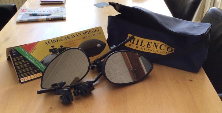 MILENCO aero3 caravanspiegels, Caravans en Kamperen, Caravan accessoires, Zo goed als nieuw, Ophalen of Verzenden