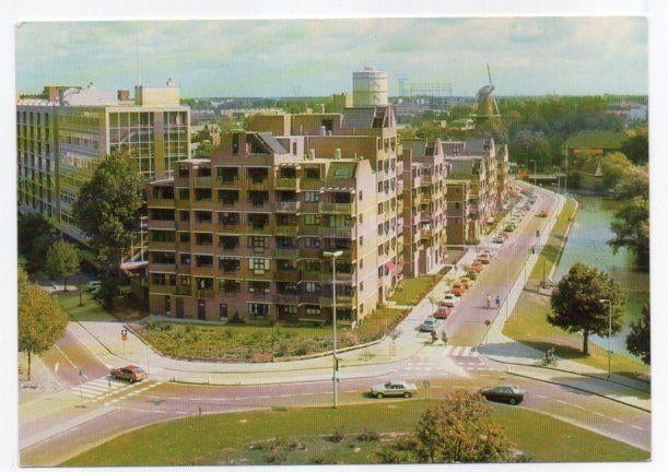 Leiden Morssingel met molen 1981, Verzamelen, Ophalen, 1980 tot heden, Gelopen, Zuid-Holland