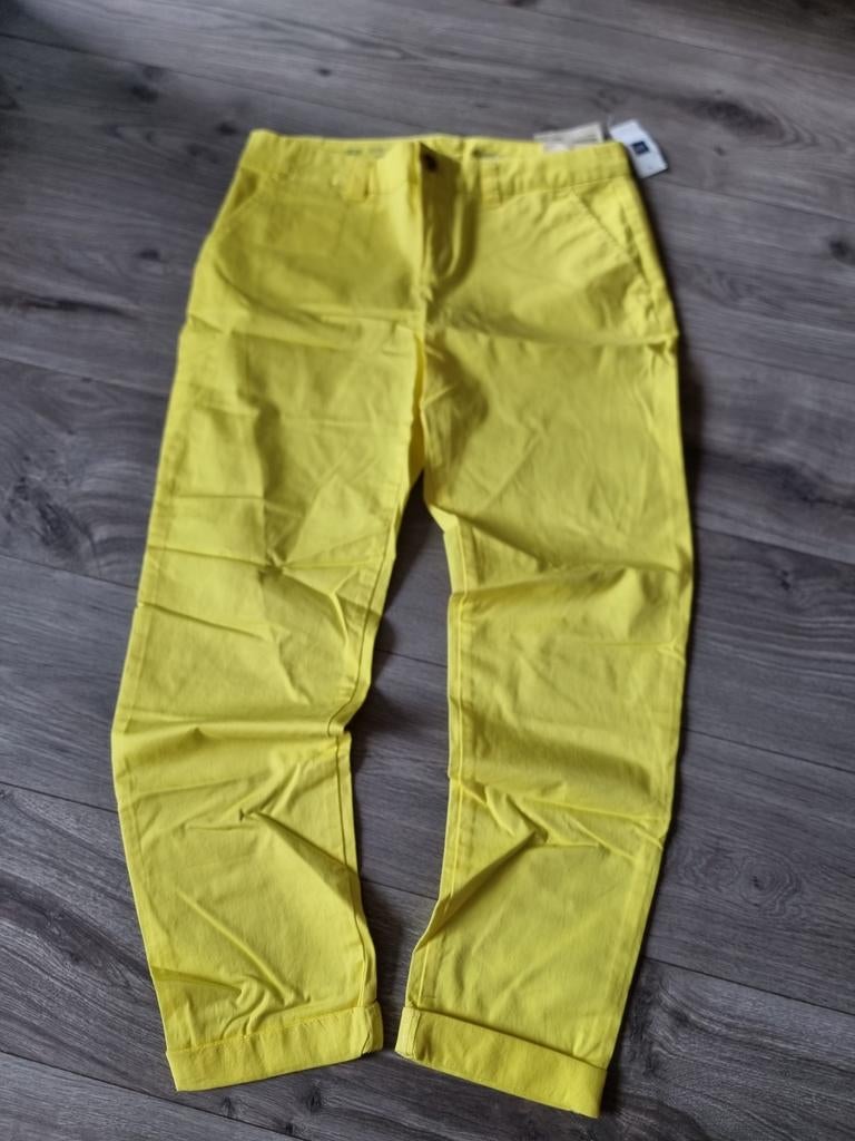 Geel dames broek GAP, maat S, Nieuw (GB14), Maat 38/40 (M), Geel, Nieuw, Ophalen of Verzenden