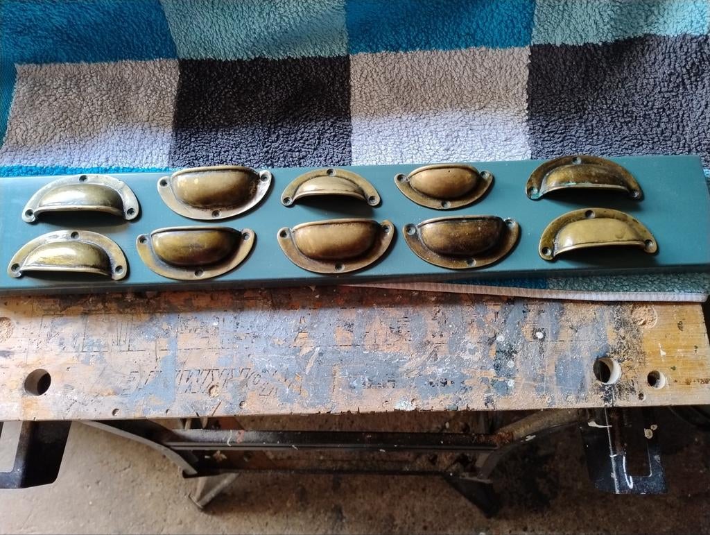 Koperen schelpen, Ophalen of Verzenden, Minder dan 50 cm, Minder dan 100 cm