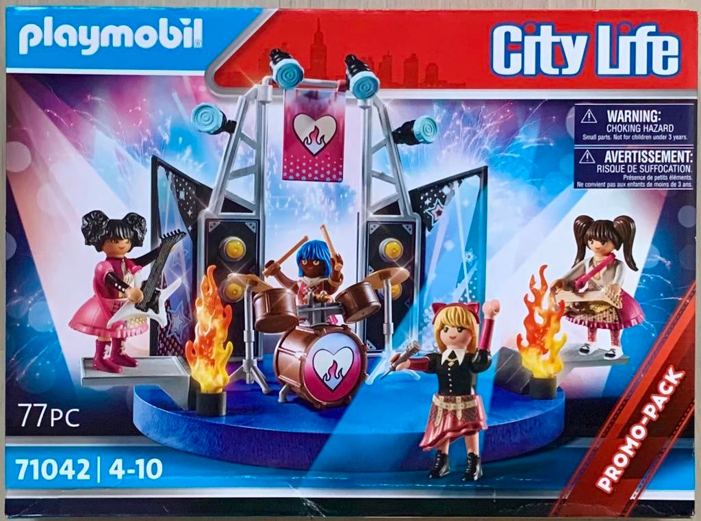 Playmobil 71042 - Music Band [Nieuw], Ophalen of Verzenden, Nieuw, Complete set