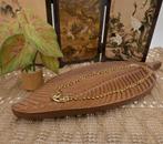 Ketting met paisley-achtig ontwerp met steen - AL.P01.D2/6, Sieraden, Tassen en Uiterlijk, Kettingen, Verzenden, Zo goed als nieuw