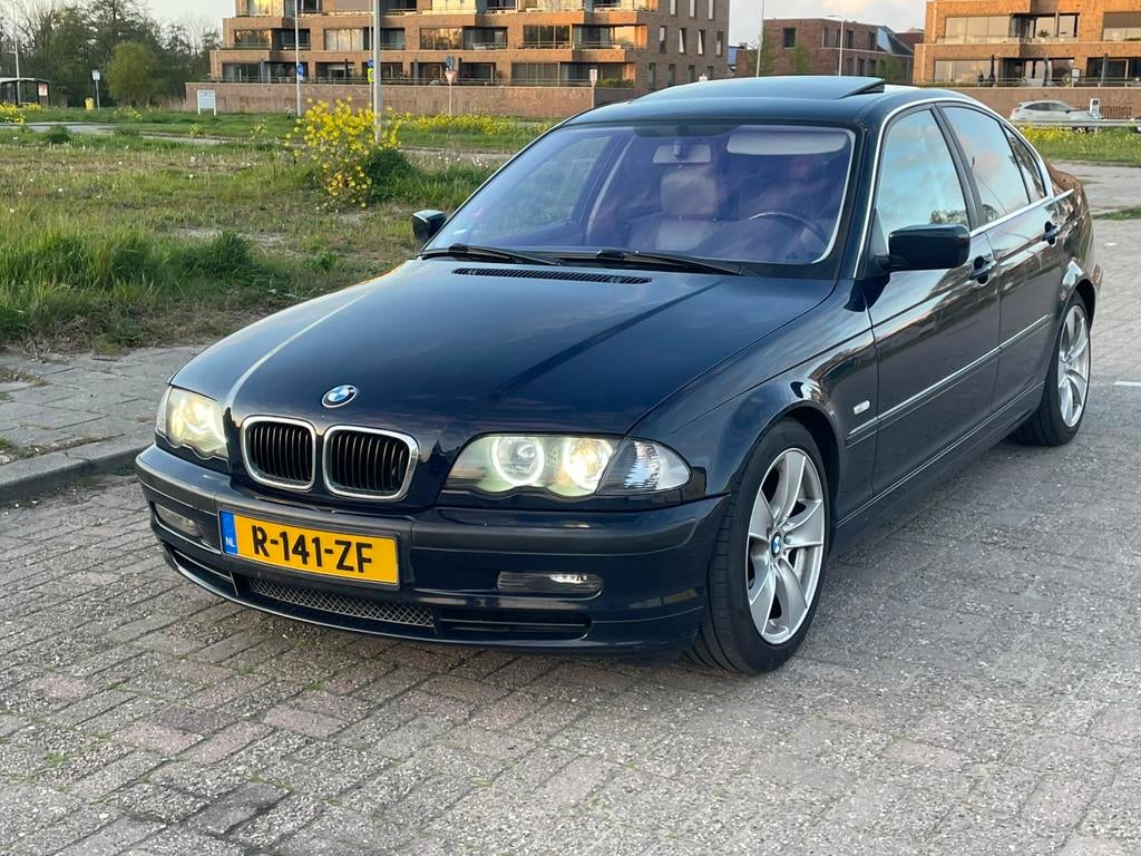 Bmw 328 e46 LPG automaat, dakje, vol opties goed verzorgd!, Auto's, BMW, Automaat, Blauw, Leder, Particulier