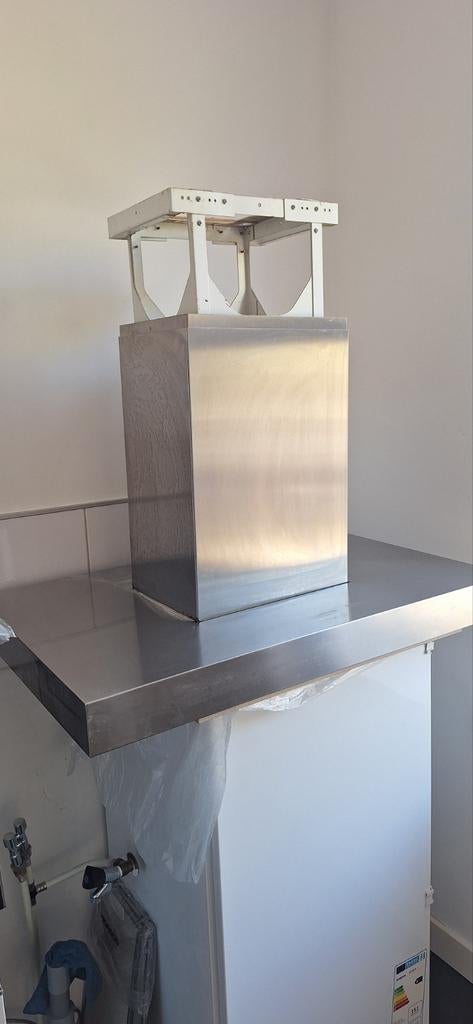 Bosch RVS Eiland Afzuigkap, Witgoed en Apparatuur, Afzuigkappen, Gebruikt, Wandschouwkap, Ophalen