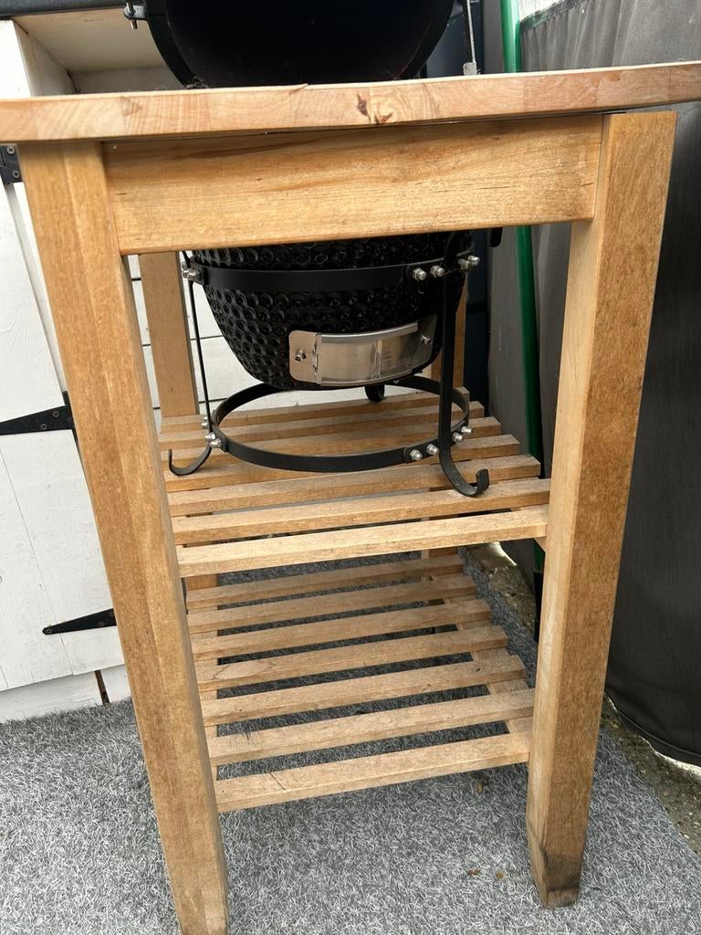 Kleine kamado Barbecue, Ophalen