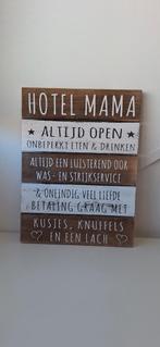 Houten tekstbord, Ophalen of Verzenden