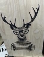 Schilderij, wanddecoratie van hout, Ophalen, Nieuw