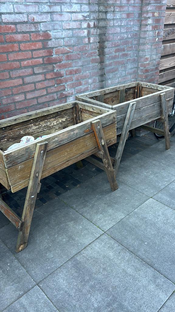 Kweekbakken van hout, Ophalen, Gebruikt, 60 tot 100 cm, 60 cm of meer
