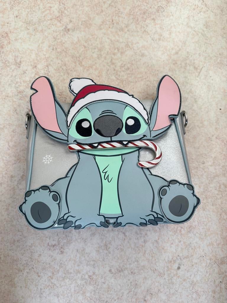 Disney - Loungefly Stitch Kersttas, Verzamelen, Disney, Ophalen of Verzenden, Overige figuren, Zo goed als nieuw, Tas, Koffer of Zak